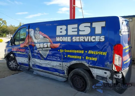 2019 Ford Transit-250 z USA, uszkodzony, nr VIN 1FTYR1YM2KKB34389